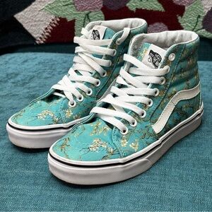Vans x Vincent Van Gogh “Almond Blossom” Sk8-Hi High Top Sneakers, Women’s 5.5